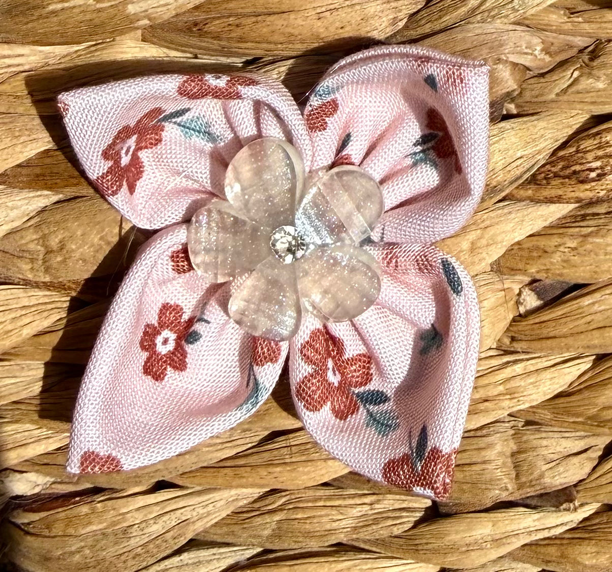 Single Floral Flower Bow