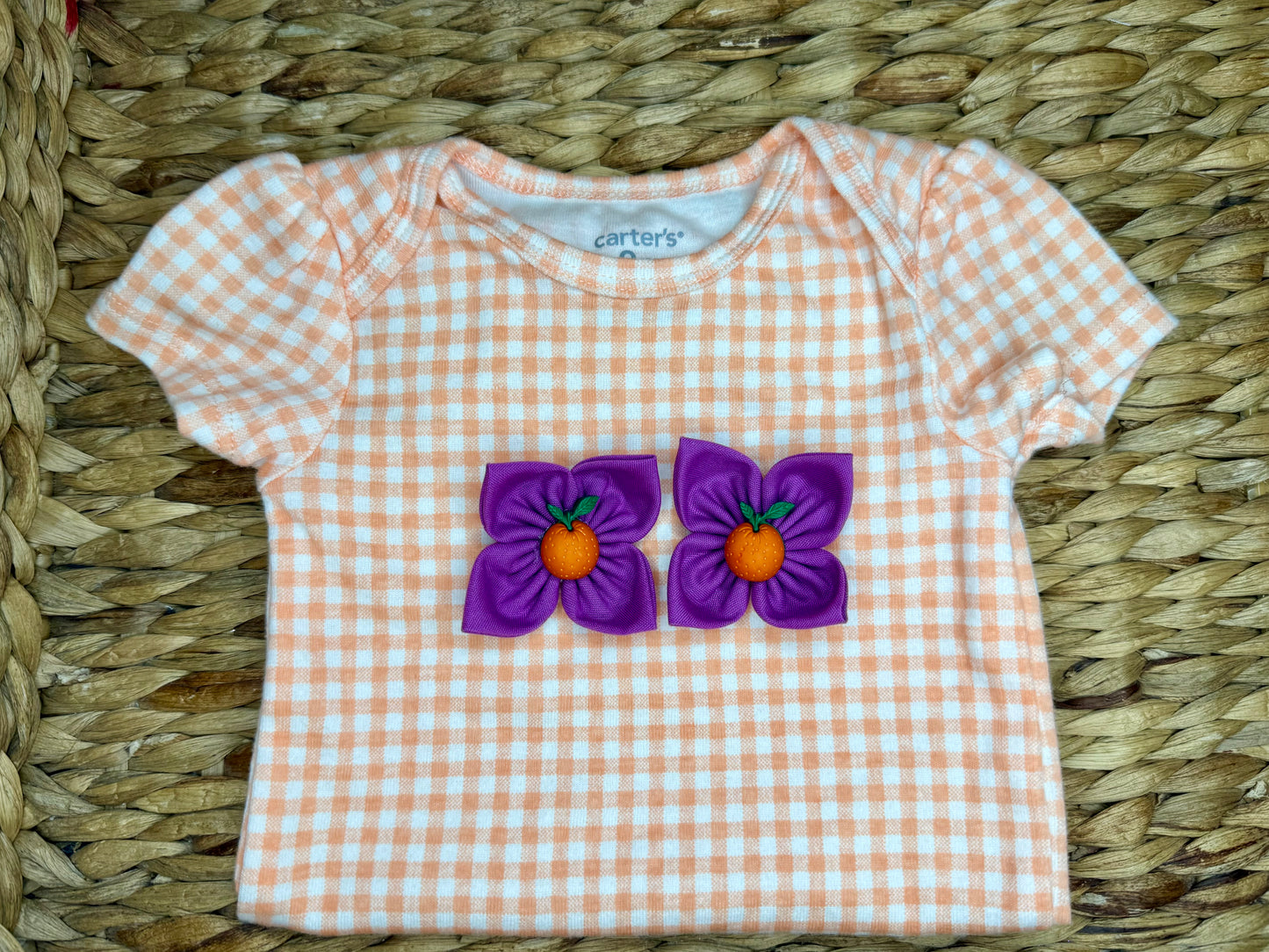 Purple Oranges Pigtail Set