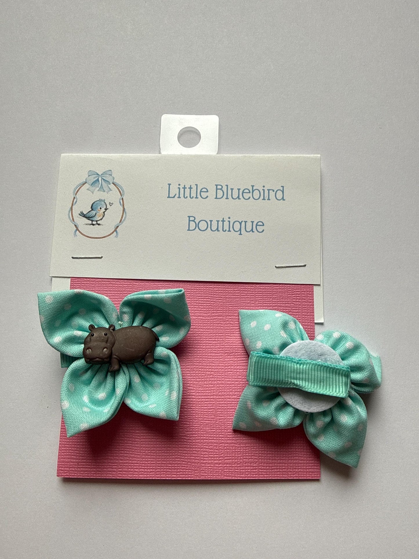 Hippos Pigtail Set