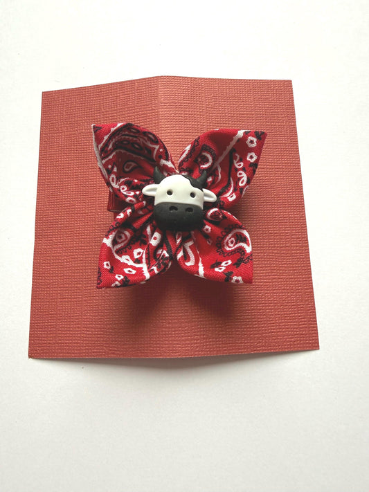 Bandanna Cow Single bow