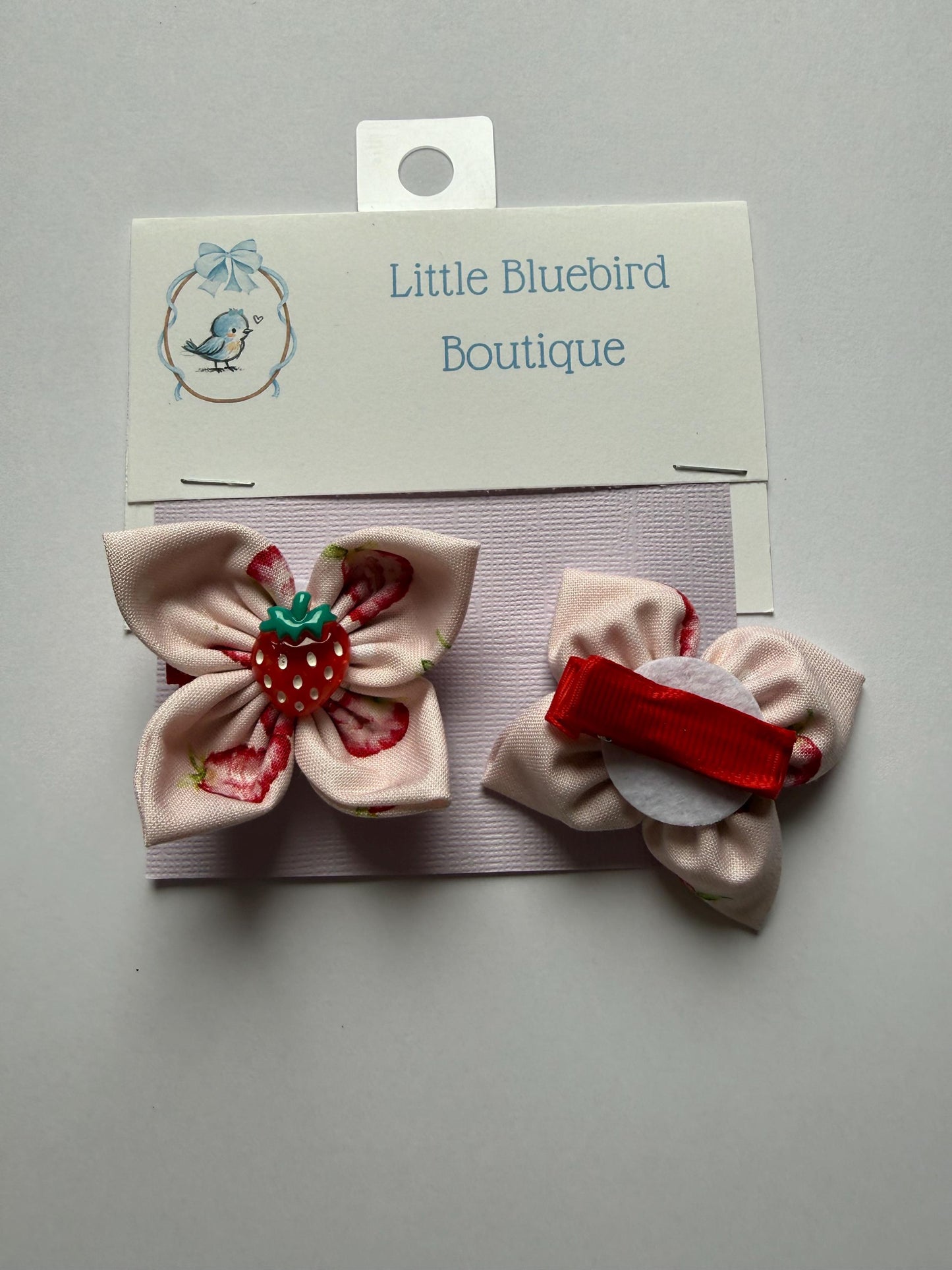 Strawberries Pigtail Set