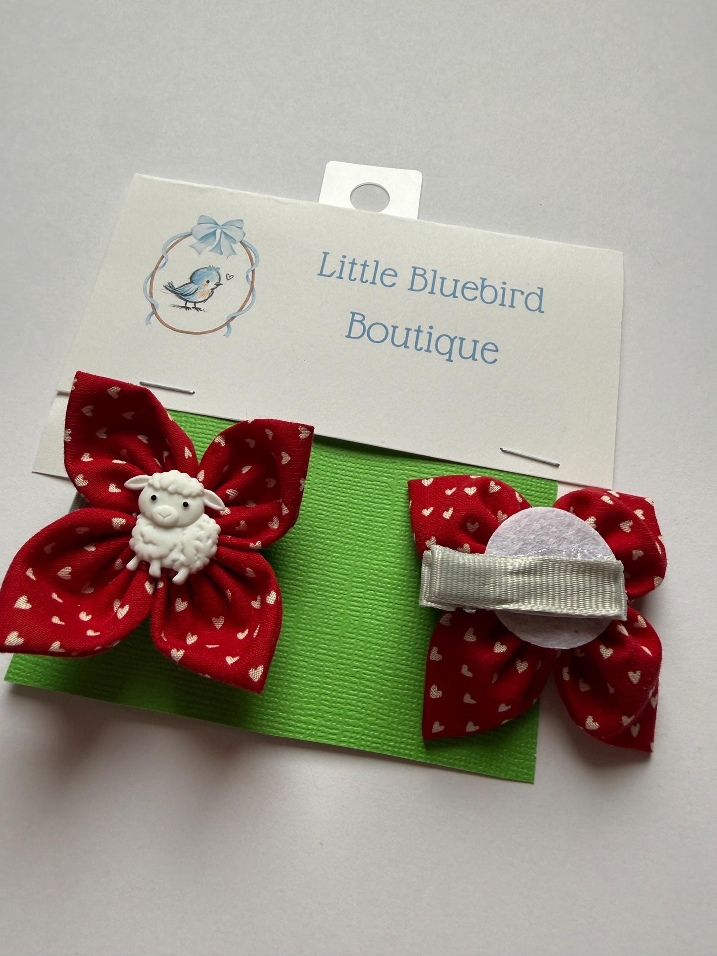 Heart Sheep Pigtail Set