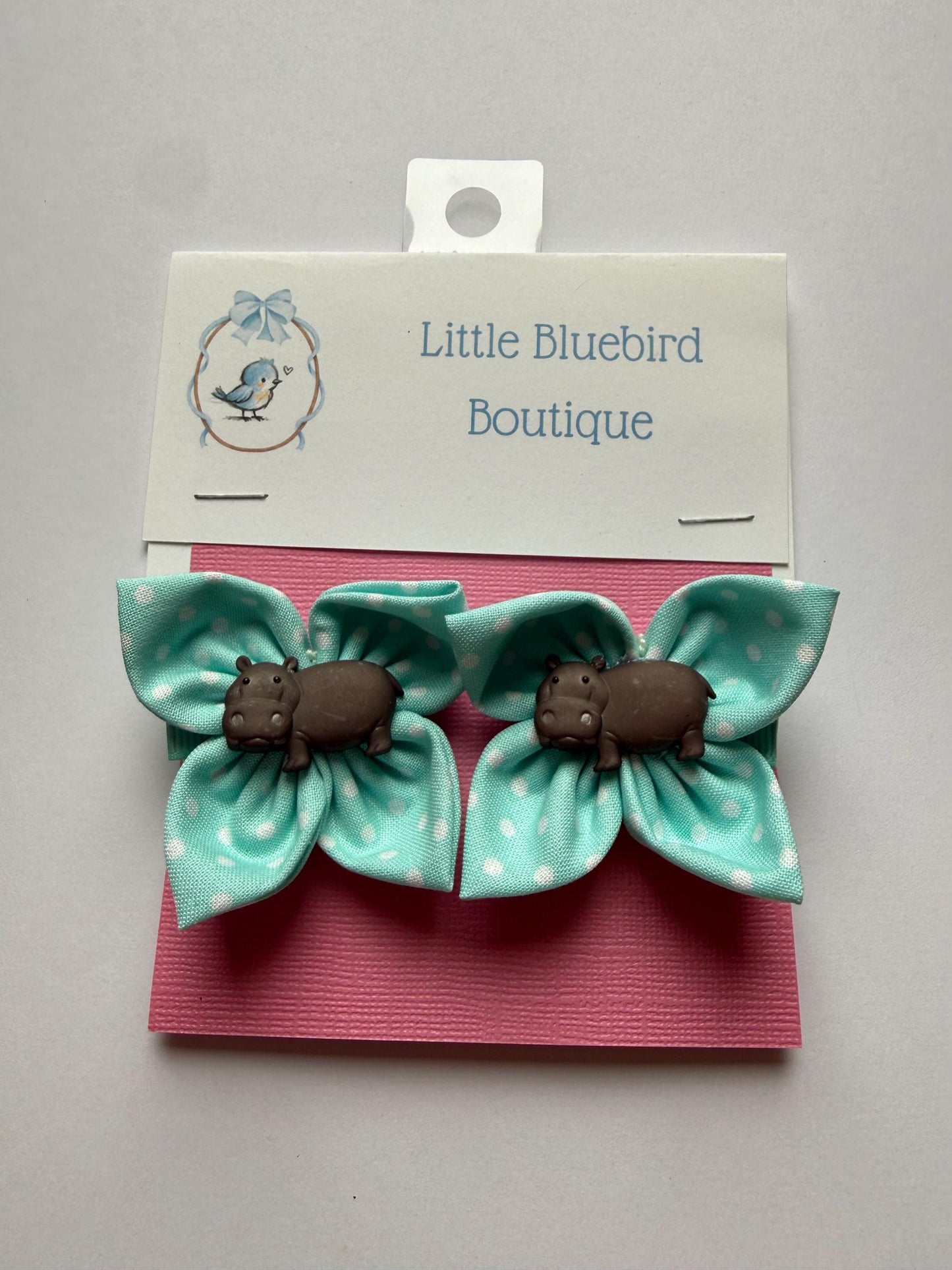 Hippos Pigtail Set