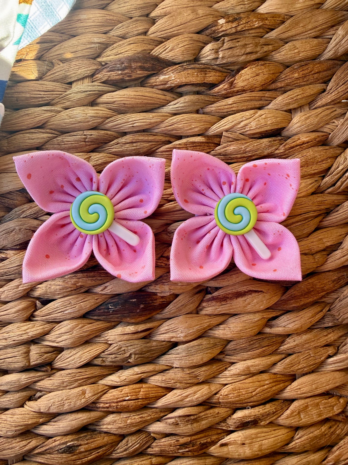 Pink Sucker Pigtail Set