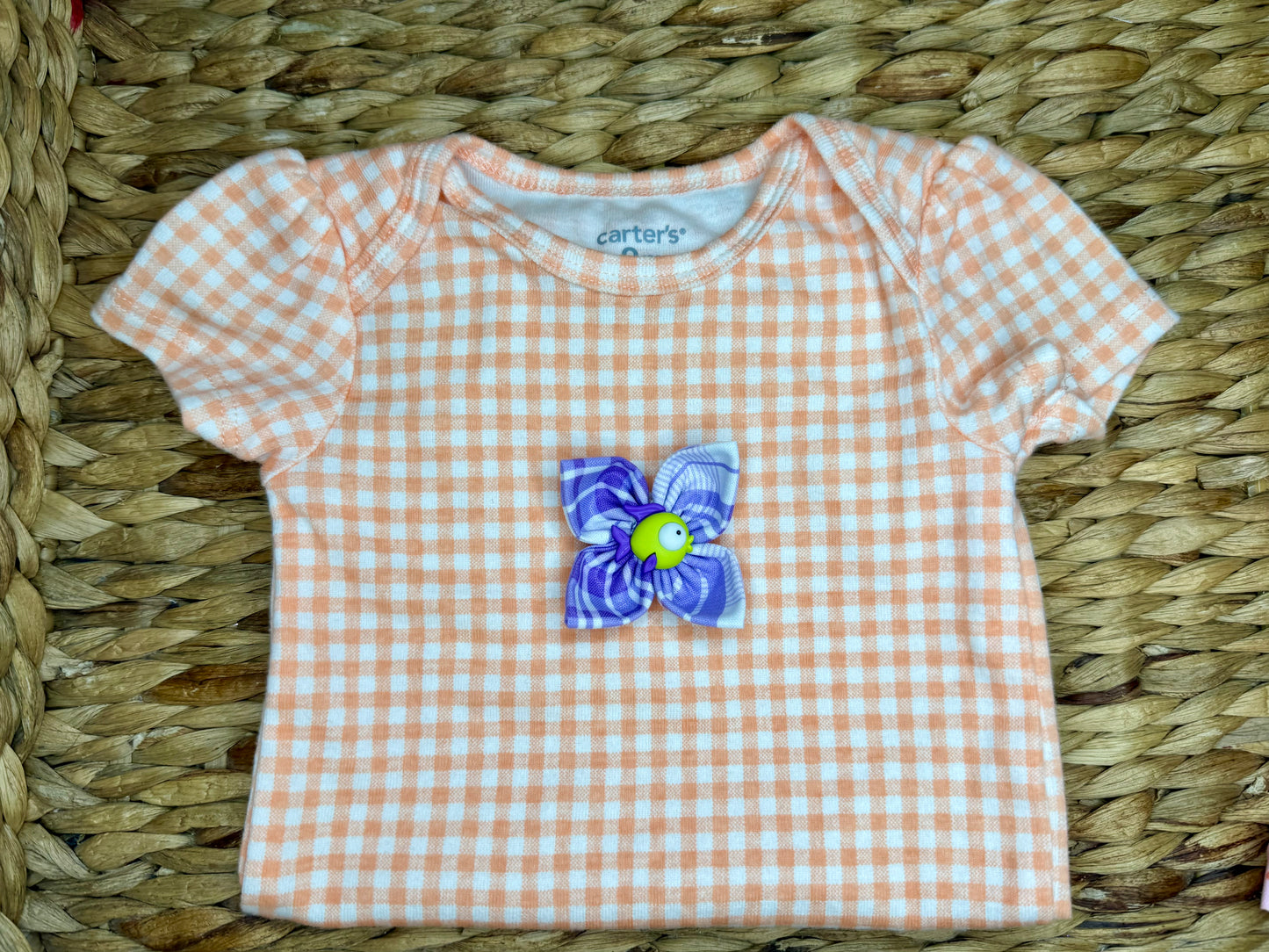 Plaid Under the Sea Single Bow