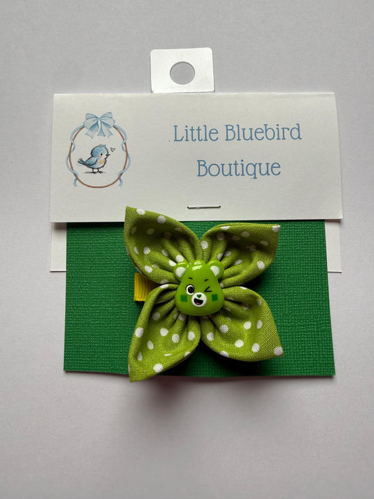 Green Carebear Single bow